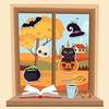 Dekoracje ozdoby szkolne - Dynie na Halloween (4 elementy) (1)