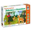 Kapitan Nauka. Zabawy z liczeniem. Rysuję i zgaduję - pakiet edukacyjny z flamastrem suchościeralnym
