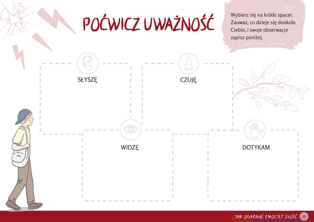 Jak ogarnąć emocje? Złość. Karty pracy dla nastolatków - Eduksiegarnia.pl