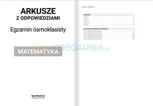 Egzamin ósmoklasisty 2026. Matematyka. Arkusze