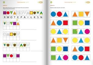 Funkcje psychofizyczne. Koncentracja uwagi. Karty pracy. Poziom 1