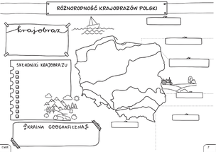 Geografia. Graficzne karty pracy dla klasy 5
