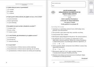 Testy 3-klasisty. Ćwiczenia i odpowiedzi