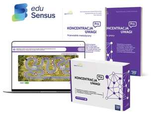 EduSensus Koncentracja uwagi PRO (klasy 1-8) - program multimedialny (bezterminowa licencja na 5 urządzeń)