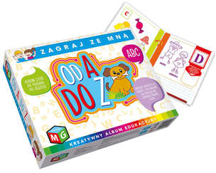 Od A do Z - kreatywny album liter do pisania po śladzie 5+