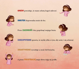 Marcysia czuje za dużo - książka + cyfrowe karty pracy do nauki regulacji emocji