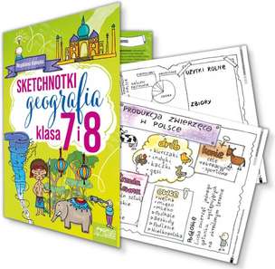 Sketchnotki. Geografia klasa 7 i 8 - graficzne karty pracy