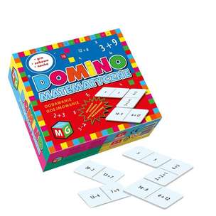 Domino matematyczne. Dodawanie i odejmowanie - gra edukacyjna 6+