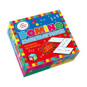 Domino matematyczne. Dodawanie i odejmowanie - gra edukacyjna 6+