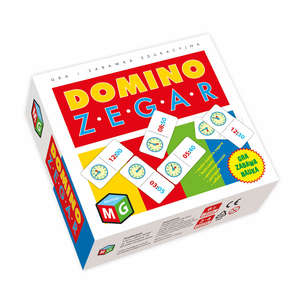 Domino zegar - gra edukacyjna 6+