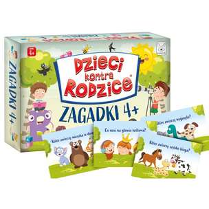 Діти проти батьків. Загадки 4+ / Dzieci kontra Rodzice. Zagadki 4+ (wersja ukraińska) (1)