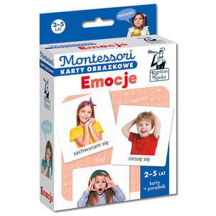 Kapitan Nauka. Montessori. Karty obrazkowe Emocje
