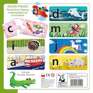 Kapitan Nauka. Układanki malucha. Liczymy warzywa i owoce (puzzle 2-elementowe) (1)