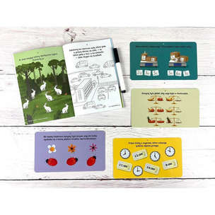 Kapitan Nauka. Zabawy z liczeniem. Rysuję i zgaduję - pakiet edukacyjny z flamastrem suchościeralnym