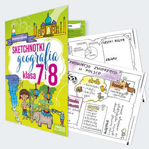 Sketchnotki. Geografia klasa 7 i 8 - graficzne karty pracy