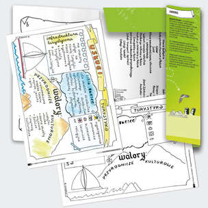 Sketchnotki. Geografia klasa 7 i 8 - graficzne karty pracy