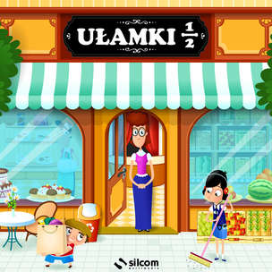 Ułamki 1/2 - multimedialny program edukacyjny dla szkół podstawowych (wersja elektroniczna, bezterminowa licencja na 20 stanowisk PC) - wersja polska PL