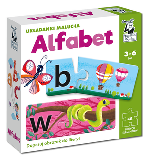 Kapitan Nauka. Układanki malucha. Liczymy warzywa i owoce (puzzle 2-elementowe) (1)