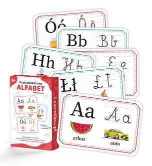 Fiszki edukacyjne. Alfabet - samogłoski i spółgłoski