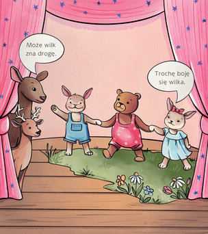 Teatrzyki myszki Wiki. Zabawa z rymami