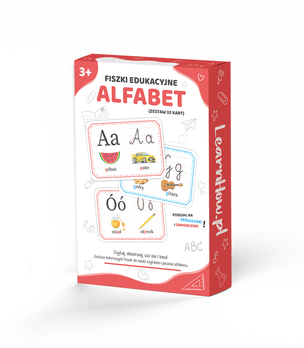 Fiszki edukacyjne. Alfabet - samogłoski i spółgłoski