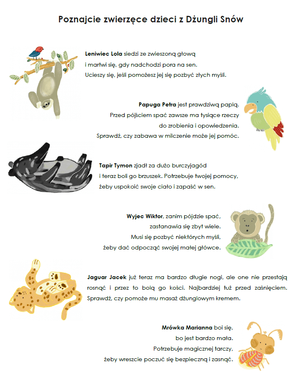 Dżungla snów. Bajki na dobranoc oparte na technikach relaksacyjnych