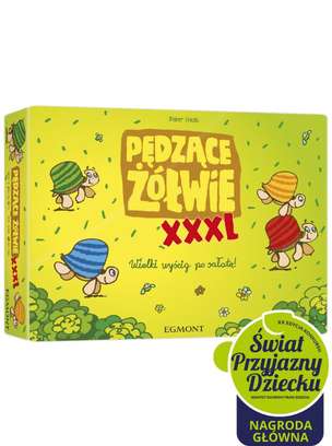 Pędzące żółwie XXXL - wielka planszowa gra dla dzieci