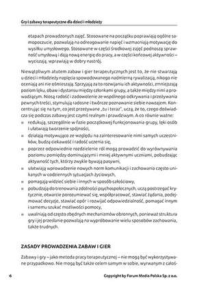 Gry i zabawy terapeutyczne dla dzieci i młodzieży