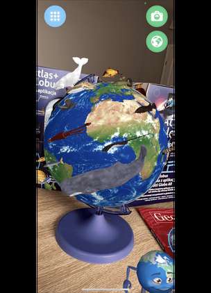 Globus + Geograficzny Atlas Świata + Aplikacja