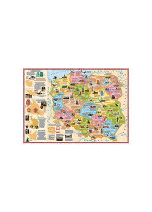 Mappuzzle. Polska Regiony - puzzle edukacyjne