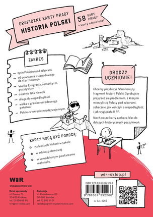 Historia Polski. Graficzne karty pracy dla klasy 7