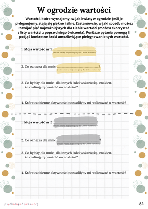 Jak obudzić w nastolatku motywację wewnętrzną - karty pracy