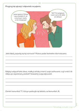Komunikuję, co myślę i czuję. Karty pracy wspierające trening umiejętności społecznych