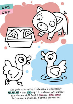 Logopedia. Kolorowanka z naklejkami 4