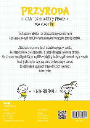 Przyroda. Graficzne karty pracy dla klasy 4