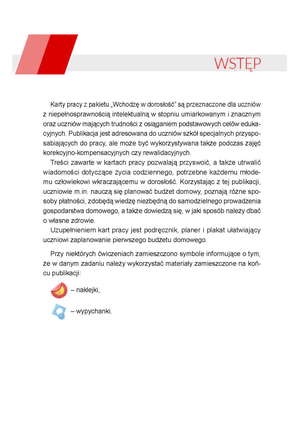 Wchodzę w dorosłość. Karty pracy dla uczniów szkół specjalnych przysposabiających do pracy