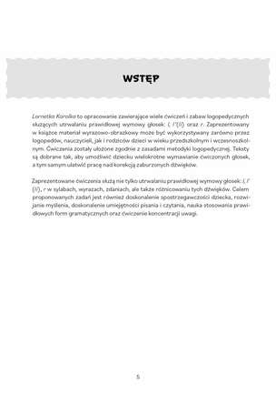 Lornetka Karolka. Materiał wyrazowo-obrazkowy do utrwalania prawidłowej wymowy głosek L, R