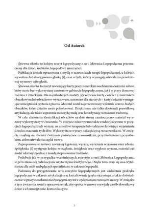 Mównica logopedyczna. Śpiewna sikorka. Utrwalanie głoski Ś