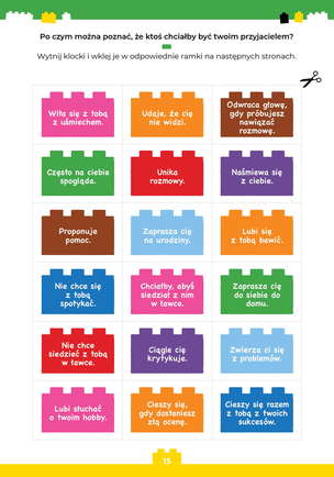 Znajdę przyjaciela. Karty pracy dla dzieci i młodzieży ze spektrum autyzmu oraz innymi trudnościami komunikacyjnymi