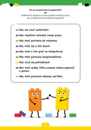 Znajdę przyjaciela. Karty pracy dla dzieci i młodzieży ze spektrum autyzmu oraz innymi trudnościami komunikacyjnymi