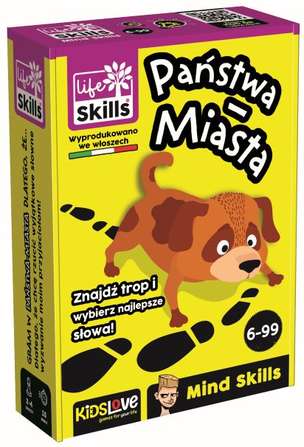 Mind Skills. Państwa – Miasta - słowna gra planszowa