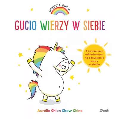 Uczucia Gucia. Gucio się martwi - książka z ćwiczeniem oddechowym na odzyskanie spokoju (1)