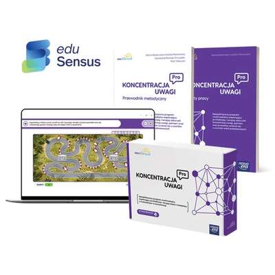 EduSensus Koncentracja uwagi PRO (klasy 1-8) - program multimedialny (bezterminowa licencja na 5 urządzeń)
