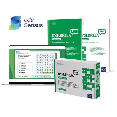EduSensus Dysleksja PRO Poziom 2 (klasy 4-8) - program multimedialny (bezterminowa licencja na 5 urządzeń)