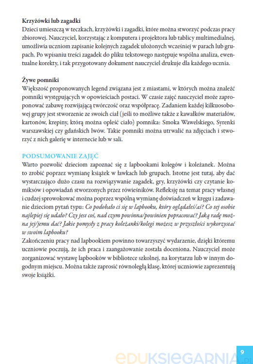 Mac Inspiracje. Lektury – scenariusze zajęć. Poradnik dla nauczyciela