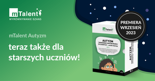 mTalent Autyzm. Tworzenie umiejętności życiowych – uczeń starszy 11+ Zestaw interaktywnych ćwiczeń do pracy z uczniem ze spektrum autyzmu, niepełnosprawnością intelektualną i innymi zaburzeniami (zestaw: program multimedialny + tablet)