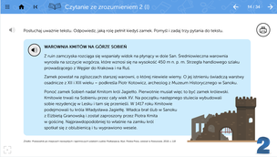 mTalent Czytanie ze zrozumieniem. Zestaw multimedialnych ćwiczeń do kształcenia i treningu umiejętności czytania ze zrozumieniem dla uczniów posługujących się językiem polskim lub uczących się języka polskiego jako obcego
