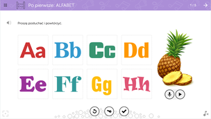 mTalent Czytanie. Litery. Zestaw multimedialnych ćwiczeń do nauki i różnicowania drukowanych i pisanych liter polskiego alfabetu dla uczniów posługujących się językiem obcym lub uczących się języka polskiego jako obcego (1)