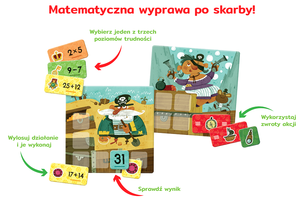 Kumaci piraci - gra matematyczna