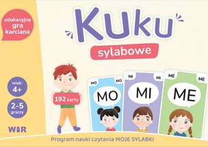 Kuku sylabowe. Program nauki czytania Moje sylabki - edukacyjna gra karciana